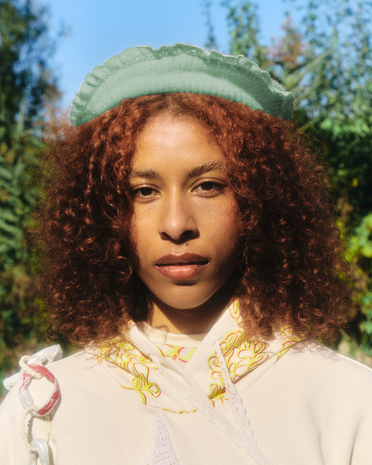 Photosynthetic Lacy Brimmed Hat