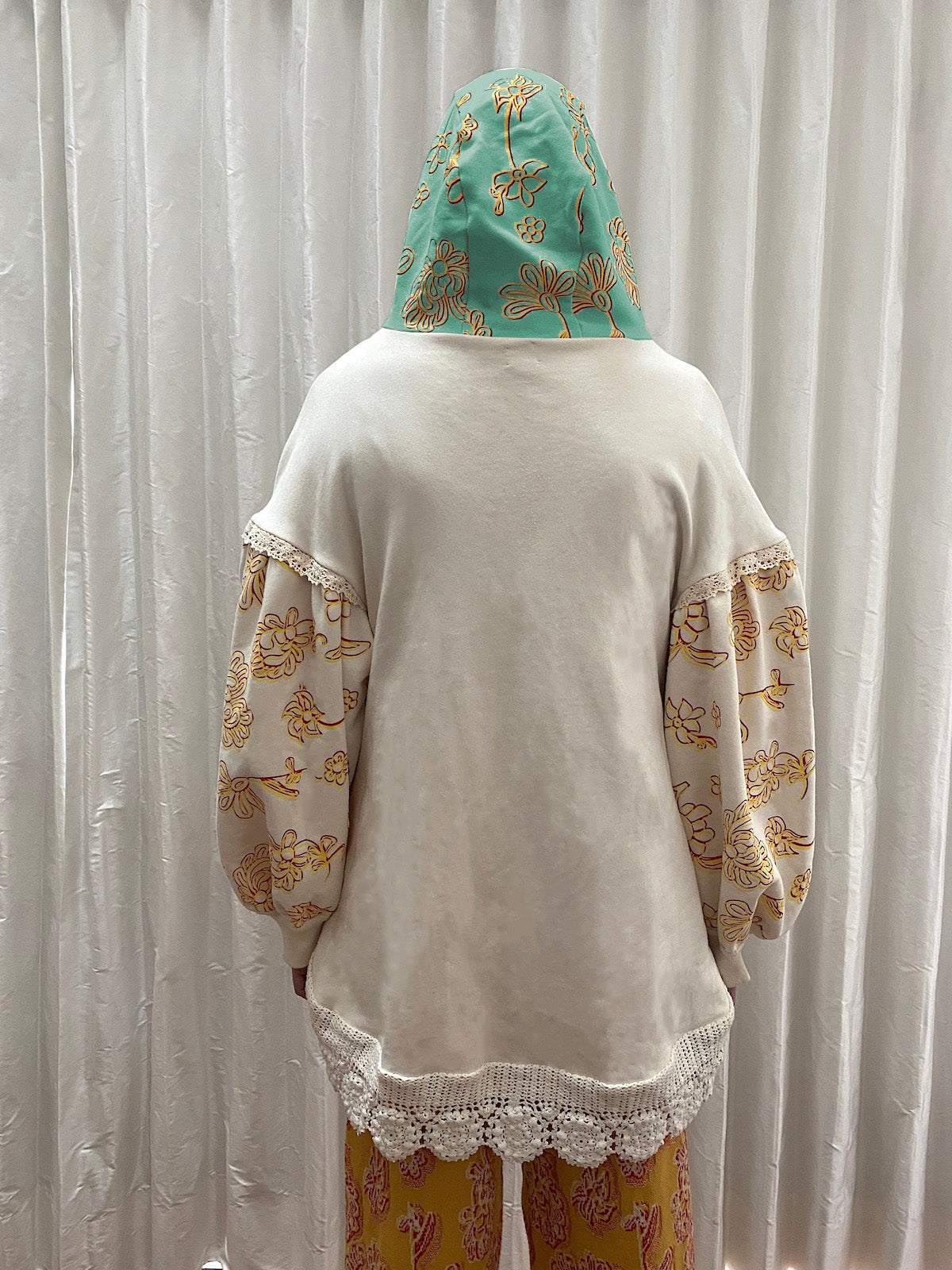 Photosynthetic Crochet Crossover Hoodie
