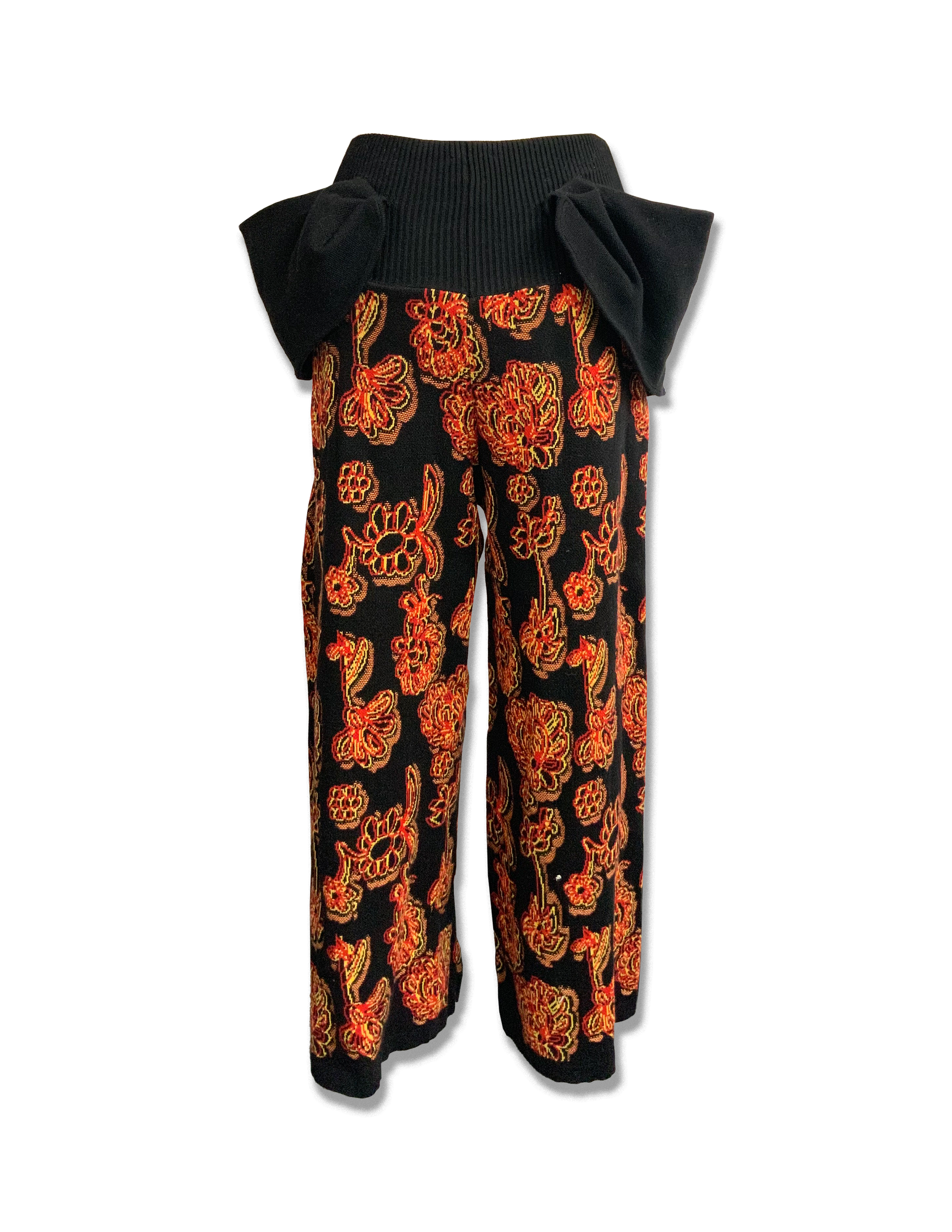 Mantua Floral Jacquard Trousers - Olivia Rubens