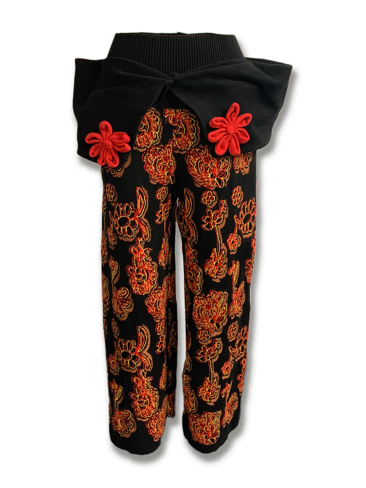 NEW Zara Batik Print Straight Leg High Waist Pants - Depop